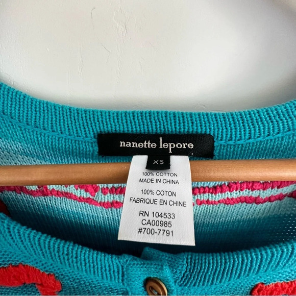 {Nanette Lepore} Cotton Knit dress Size: XS - Picture 3 of 3